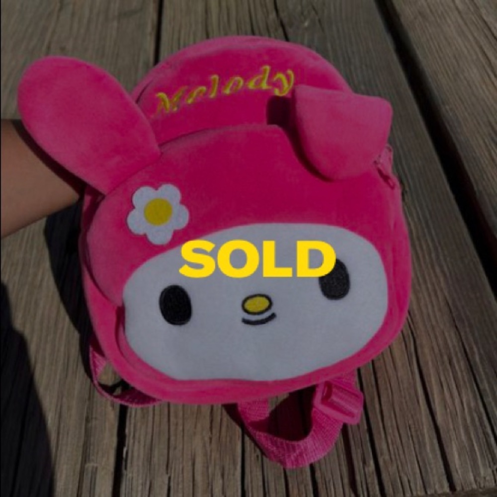 (SOLD)!! My Melody mimi backpack
